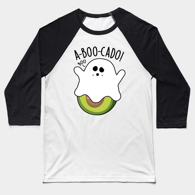 A-boo-cado Funny Avocado Puns Baseball T-Shirt by punnybone